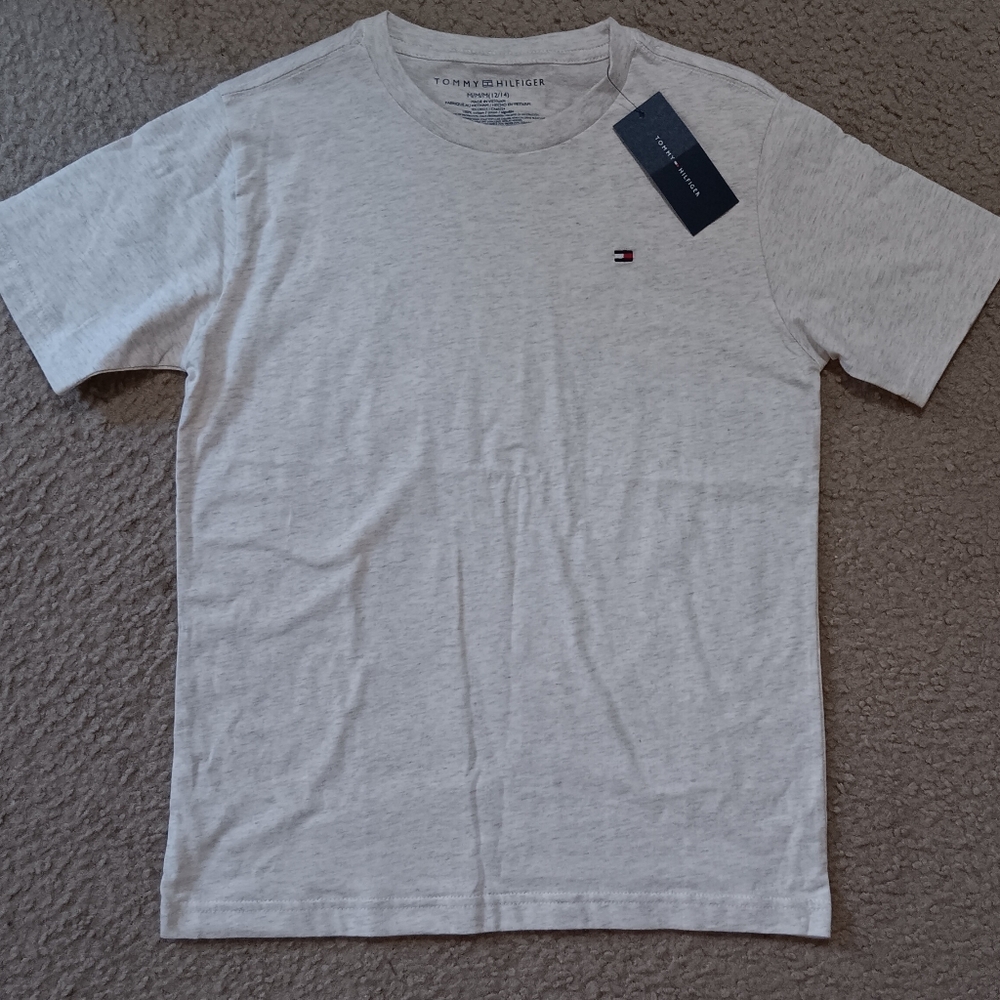 Brand New Tommy Hilfiger Short Sleeve Crewneck Tee Boys M-12/14